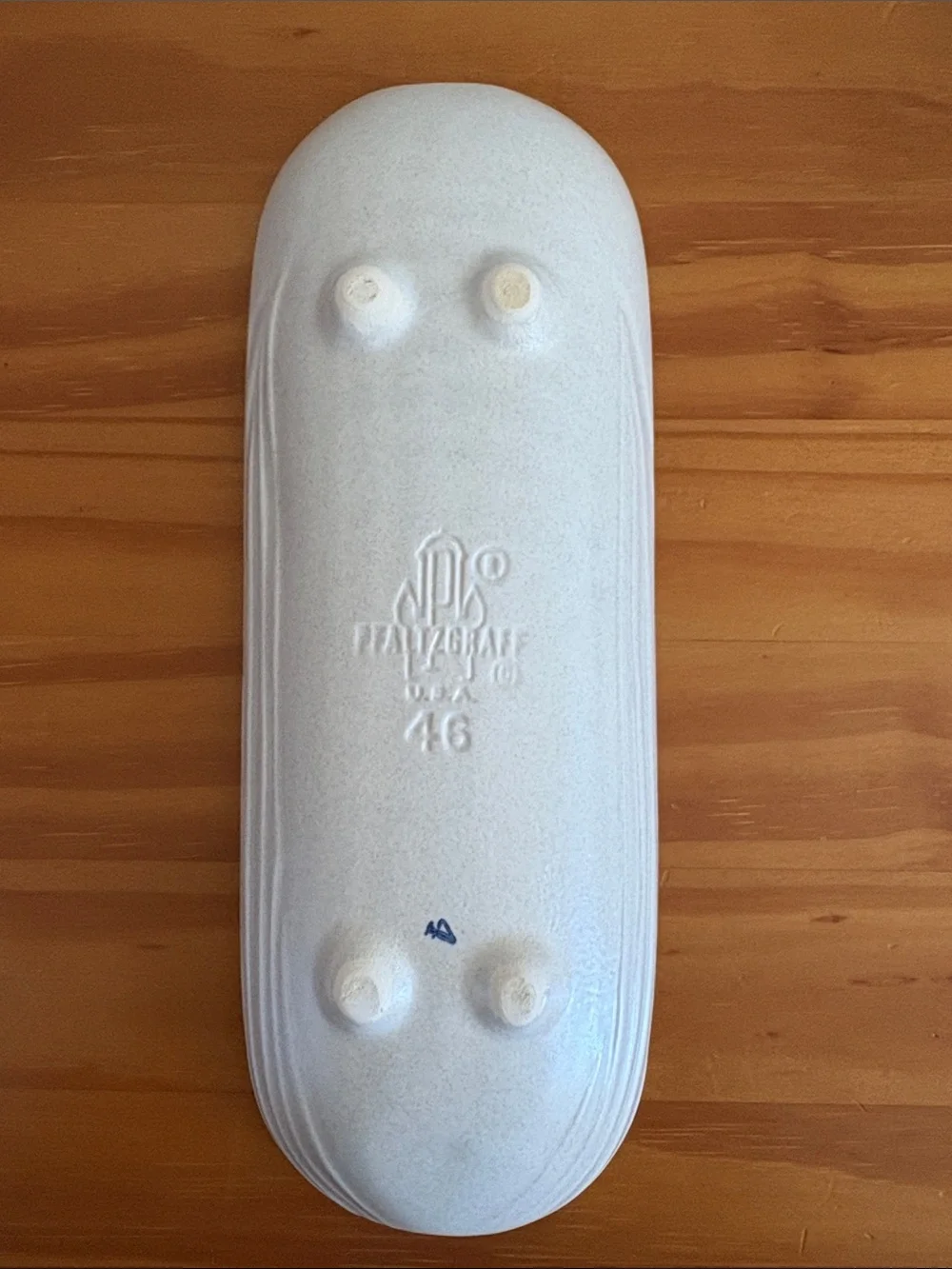 Vintage Pfaltzgraff Yorktowne Stoneware Corn on the Cob Side Dish Tray Set of 4